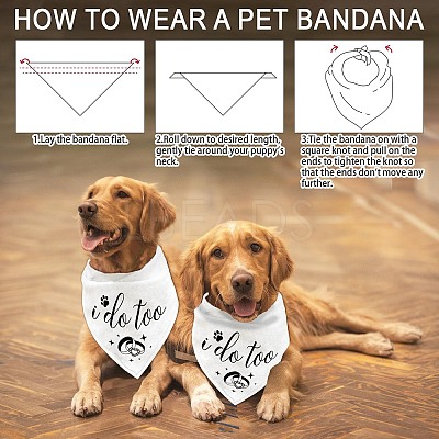 Cotton Dog's Kerchief AJEW-WH0503-097-1