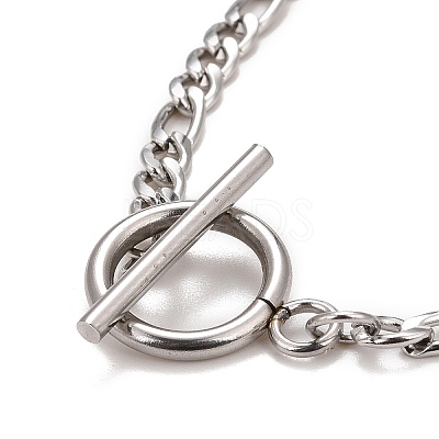Non-Tarnish 304 Stainless Steel Chain Necklaces LS-NJEW-A002-06P-1
