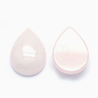 Natural Rose Quartz Cabochons X-G-E491-B-21-1