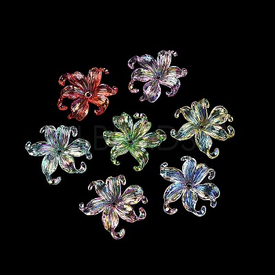 Transparent Acrylic Beads X-MACR-K358-06A-1