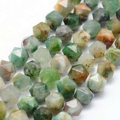 Natural Chrysoprase Beads Strands G-F523-34-6mm-1
