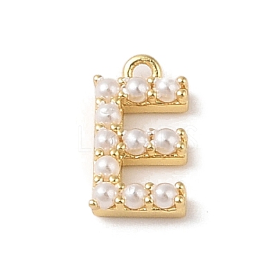 Plastic Imitation Pearl Pendants KK-P230-17G-E-1