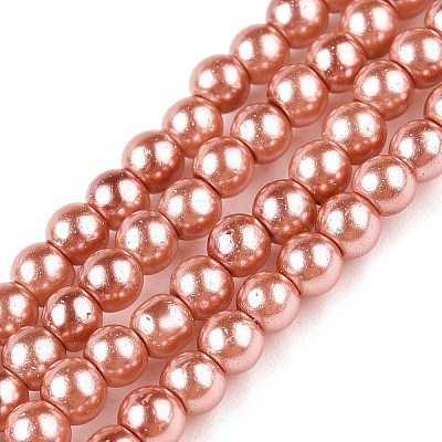 Baking Paint Glass Pearl Bead Strands X1-HY-Q003-3mm-50-A-1