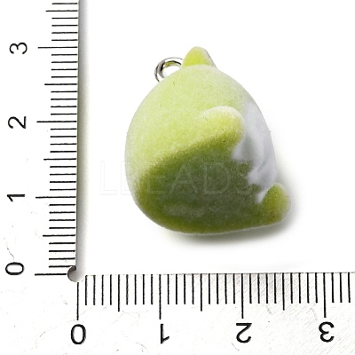 Flocky Animal Resin Pendants X-FIND-S001-03F-1