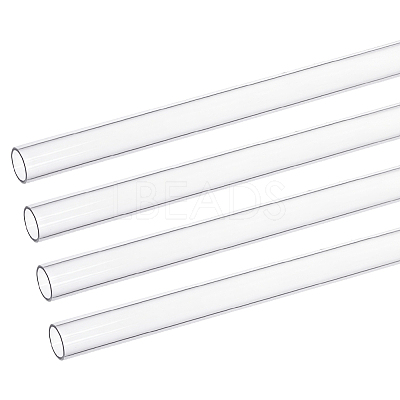 Transparent Acrylic Pipe AJEW-WH0475-51L-1