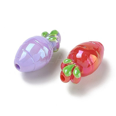 UV Plating Opaque Acrylic Beads AC-CBA6658-05-1