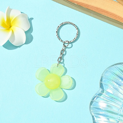 Flower Resin Keychain KEYC-YW00152-05-1