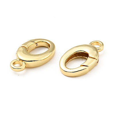Brass Spring Gate Rings KK-G416-42G-1
