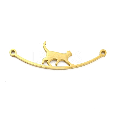 304 Stainless Steel Connector Charms STAS-Q255-02G-1