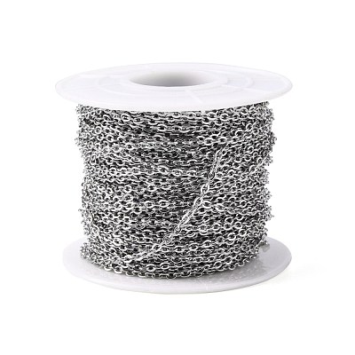 Tarnish Resistant 304 Stainless Steel Cable Chains CHS-Q001-07-1