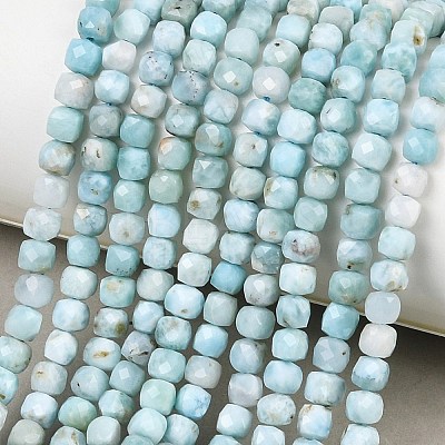 Natural Larimar Beads Strands G-F803-C01-01A-1
