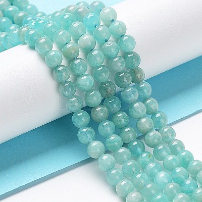 Natural Amazonite Beads Strands X-G-F461-12-4mm-01-1