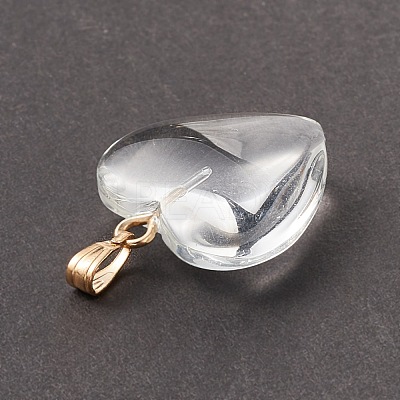 Spray Painted Glass Pendants GLAA-N035-016-A03-1