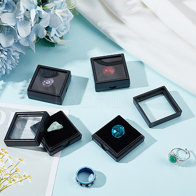 48Pcs Plastic Jewelry Set Boxes OBOX-BC0001-52-1
