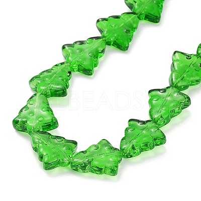 Transparent Glass Bead Strands X-EGLA-C002-A05-1