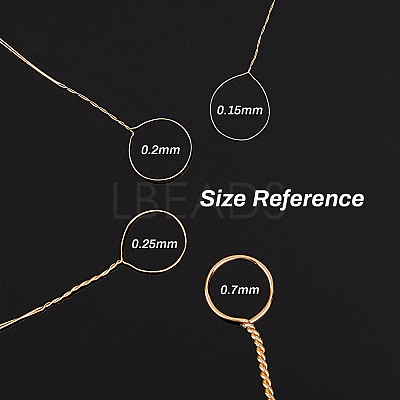 Round Copper Wire for Jewelry Making CWIR-BC0004-0.2mm-07-1