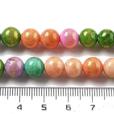 Natural Mashan Jade Beads Strands G-A255-A01-01C-1