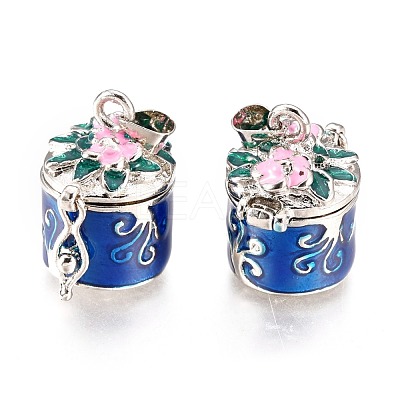 Brass Prayer Box Pendants KK-26X18-1