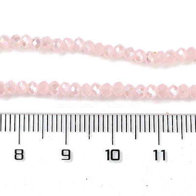 Baking Electroplate Glass Beads Strands DGLA-A039-J2MM-B14-1