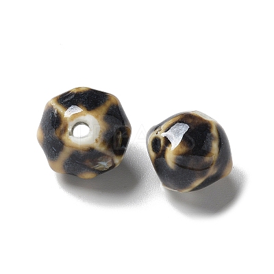 Vintage Porcelain Pumpkin Beads PORC-L080-A-1