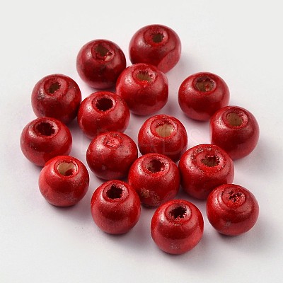 Natural Maple Wood Beads TB10mmY-1-1