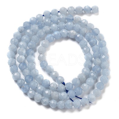 Natural Angelite Beads Strands X-G-G161-A05-03-1