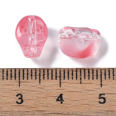 Baking Paint Glass Beads GLAA-S202-17C-1