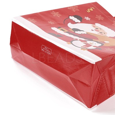 Christmas Theme Laminated Non-Woven Waterproof Bags ABAG-B005-01B-01-1