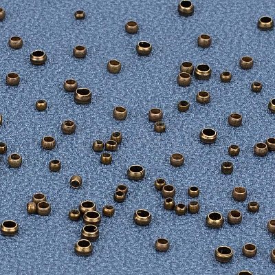 Brass Crimp Beads KK-PH0035-29AB-1