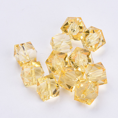 Transparent Acrylic Beads X-TACR-Q259-8mm-V16-1