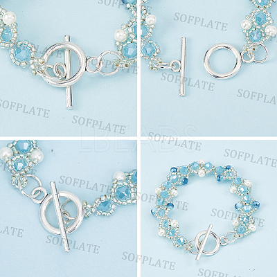 60Pcs Tibetan Style Alloy Toggle Clasps FIND-SP0001-23AS-1