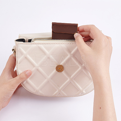 Rectangle PU Leather Ring Bags ABAG-WH0047-01C-1