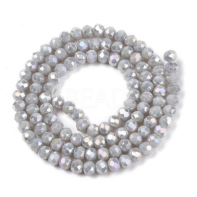 Electroplate Glass Beads Strands LS-EGLA-A044-P3mm-B19-1