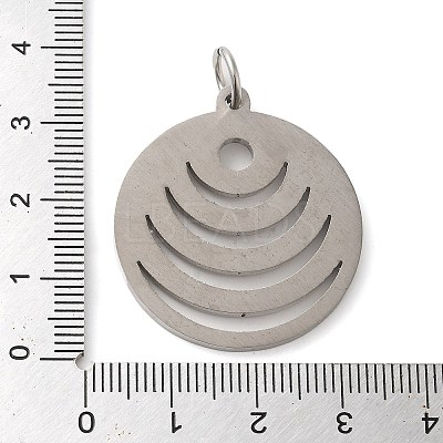 Non-Tarnish 304 Stainless Steel Pendants STAS-C086-05C-P-1