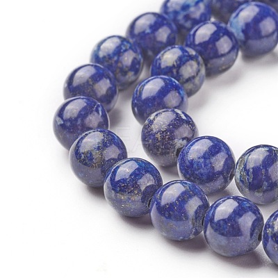 Natural Lapis Lazuli Bead Strands X-G-G953-02-6mm-1