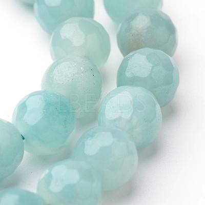Natural Amazonite Beads Strands G-J376-17-10mm-1
