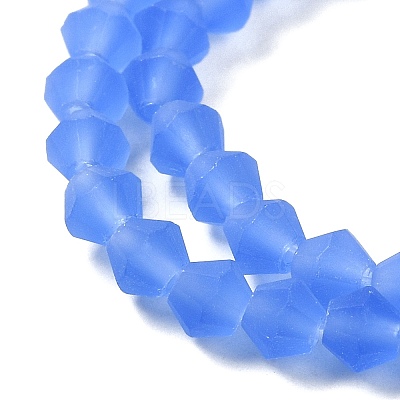Imitate Austrian Crystal Frosted Glass Beads Strands LS-EGLA-A039-T3mm-MD07-1