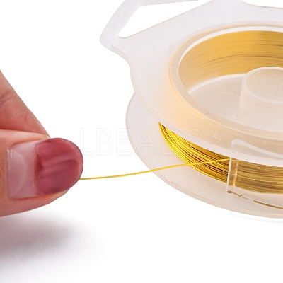 Round Copper Wire for Jewelry Making CWIR-WH0001-0.4mm-05-1-1