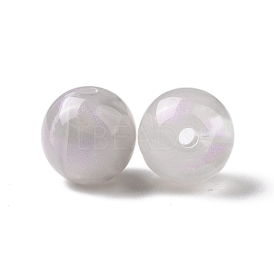 Opaque Acrylic Beads OACR-E014-19B-04-1