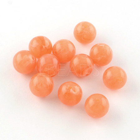 Round Imitation Gemstone Acrylic Beads OACR-R029-12mm-13-1