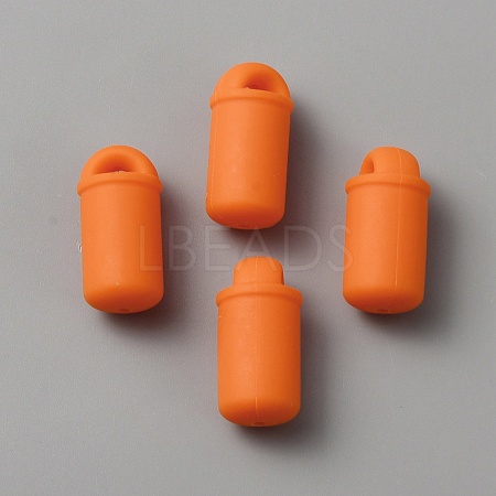 Bottle Food Grade Eco-Friendly Silicone Beads SIL-WH0006-20E-1