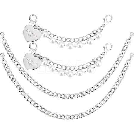 4Pcs 2 Style Iron Shoe Chain DIY-FG0003-14-1