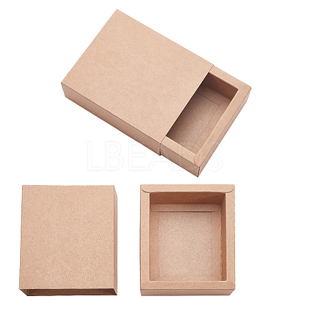 Kraft Paper Drawer Box CON-YW0001-03C-A-1