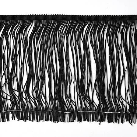 Polyester Tassel Fringe Trimming FIND-WH0077-64A-02-1