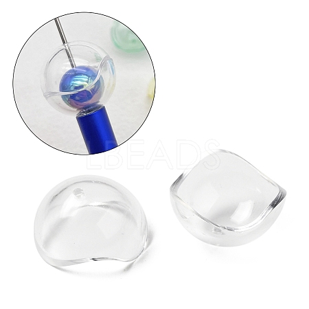 Transparent Acrylic Bead Cone OACR-A023-01B-1