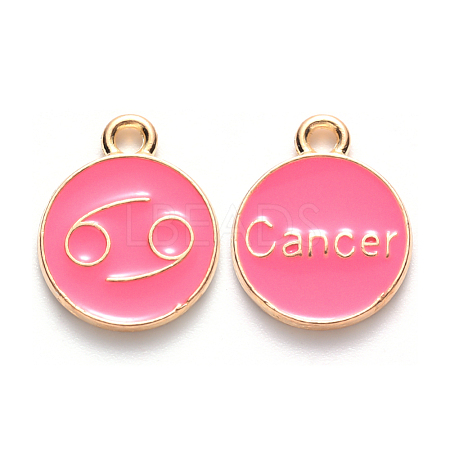 Alloy Enamel Pendants ENAM-S124-01B-03D-1