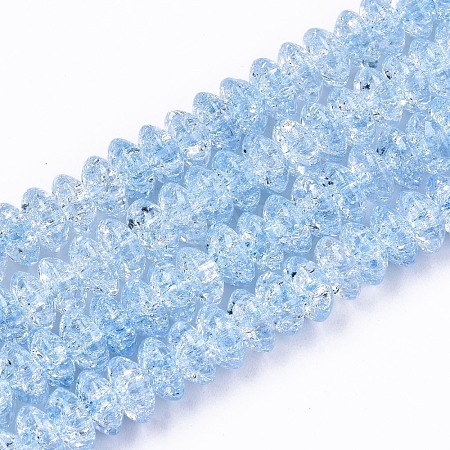 Crackle Glass Beads X-GLAA-S192-004I-1