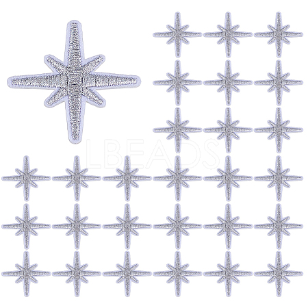 80Pcs Computerized Embroidery Cloth Iron on/Sew on Patches DIY-HY0003-08A-1