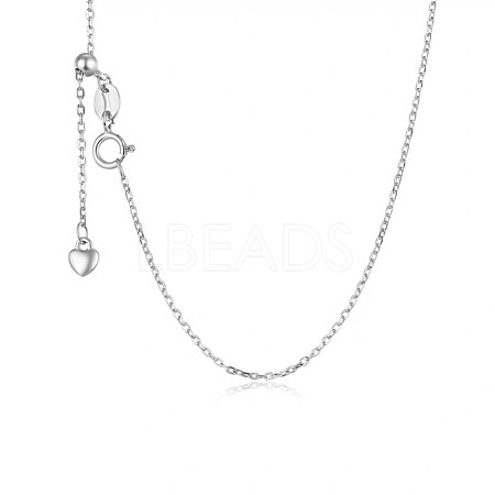 925 Sterling Silver Cable Chain Necklaces STER-BB71239-A-1