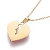 304 Stainless Steel Pendant Necklaces NJEW-M184-06G-3